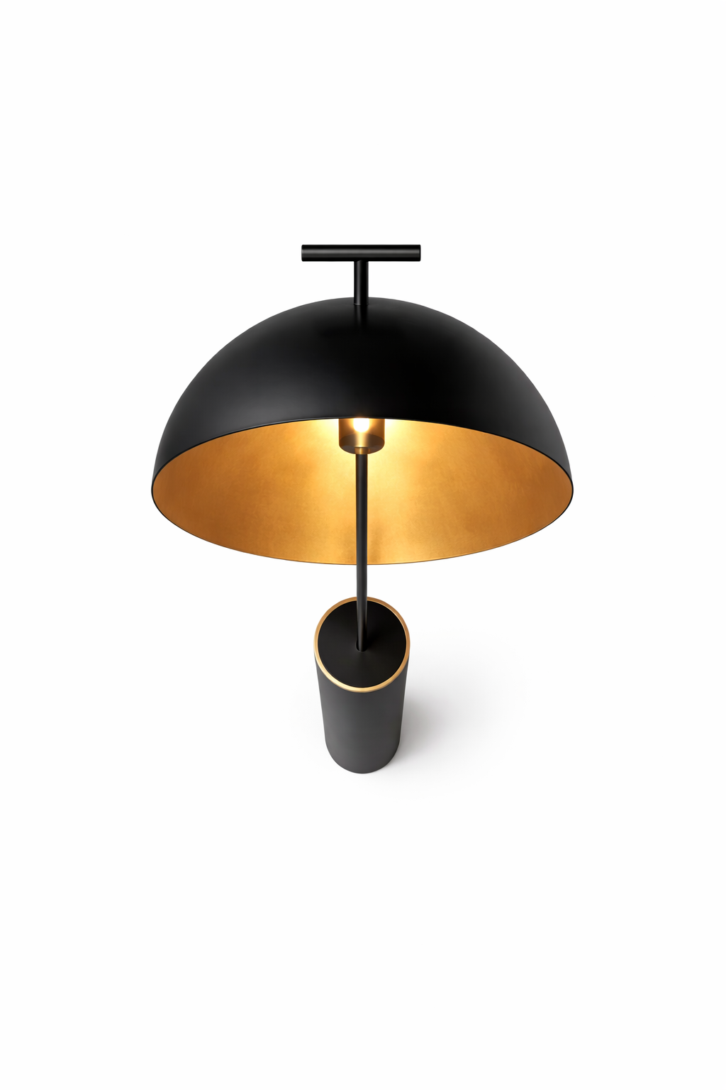 Lampadaire design minimaliste noir