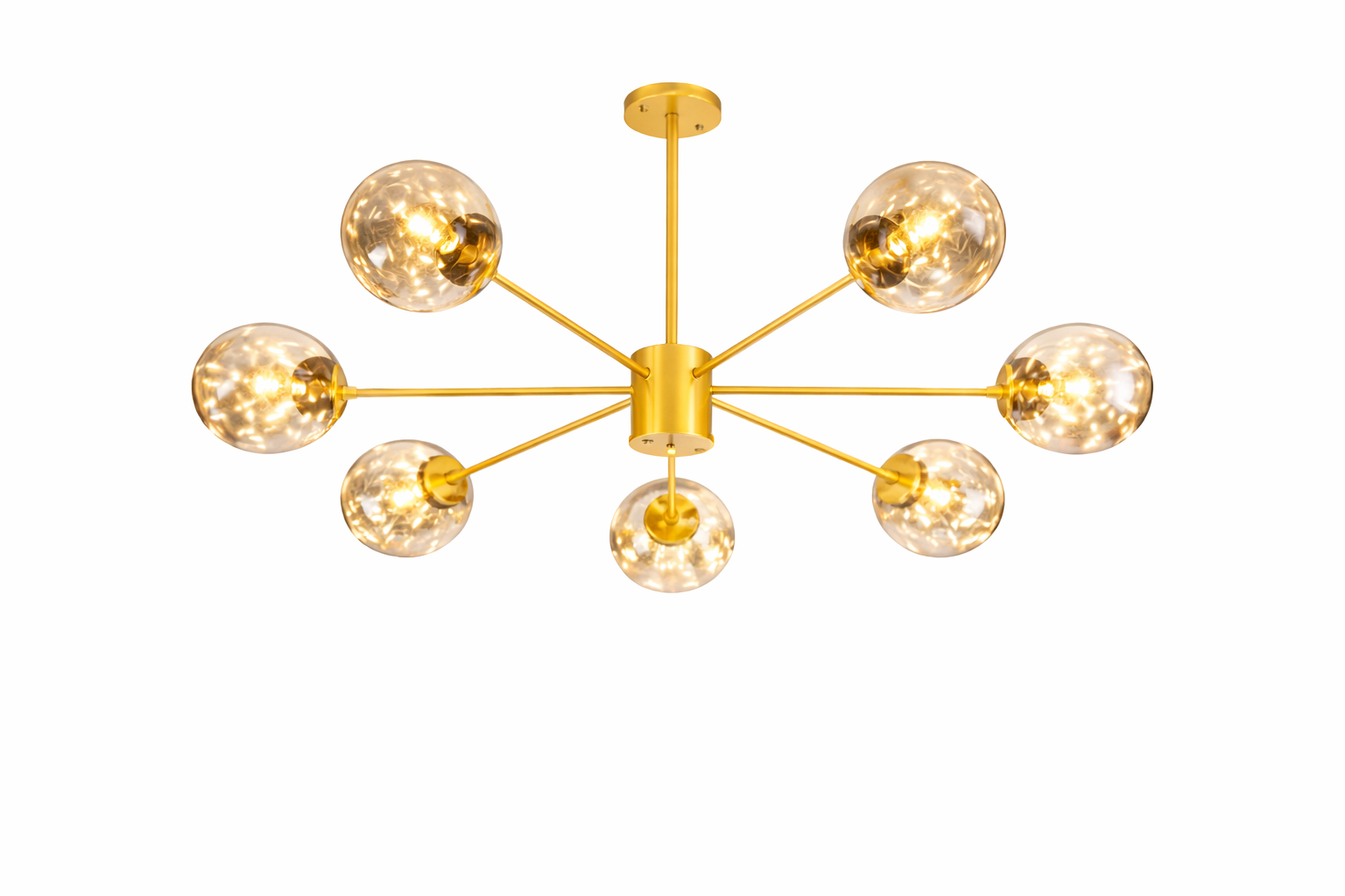 Lustre suspension moderne 10 boules