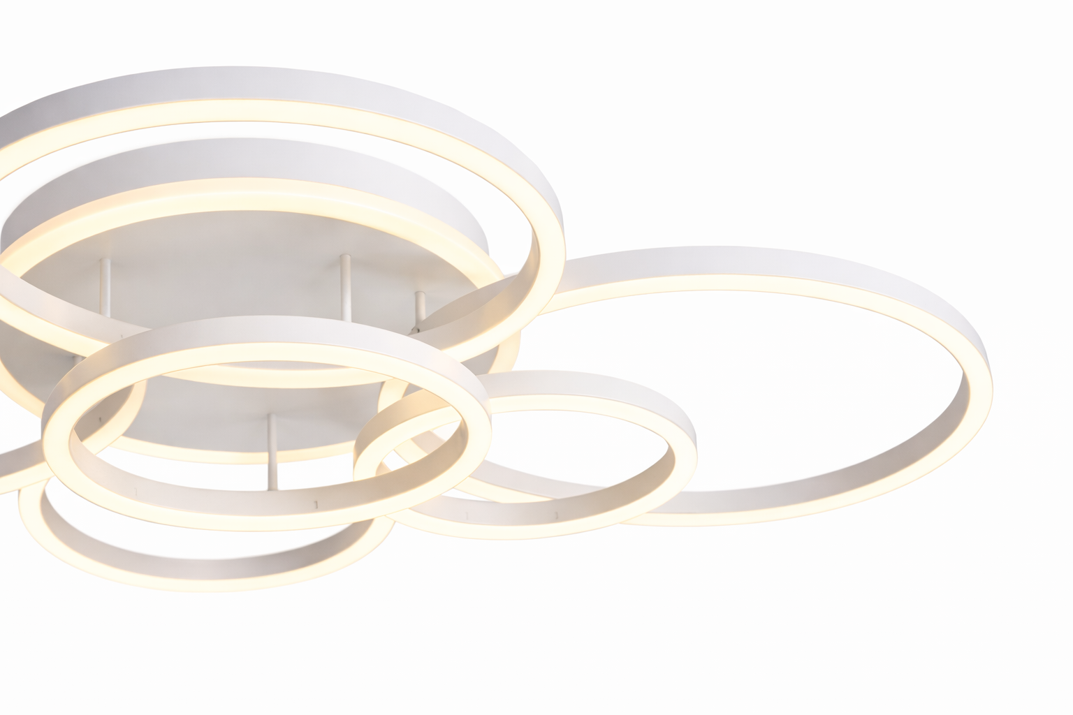 Plafonnier LED 6 Anneaux 72W