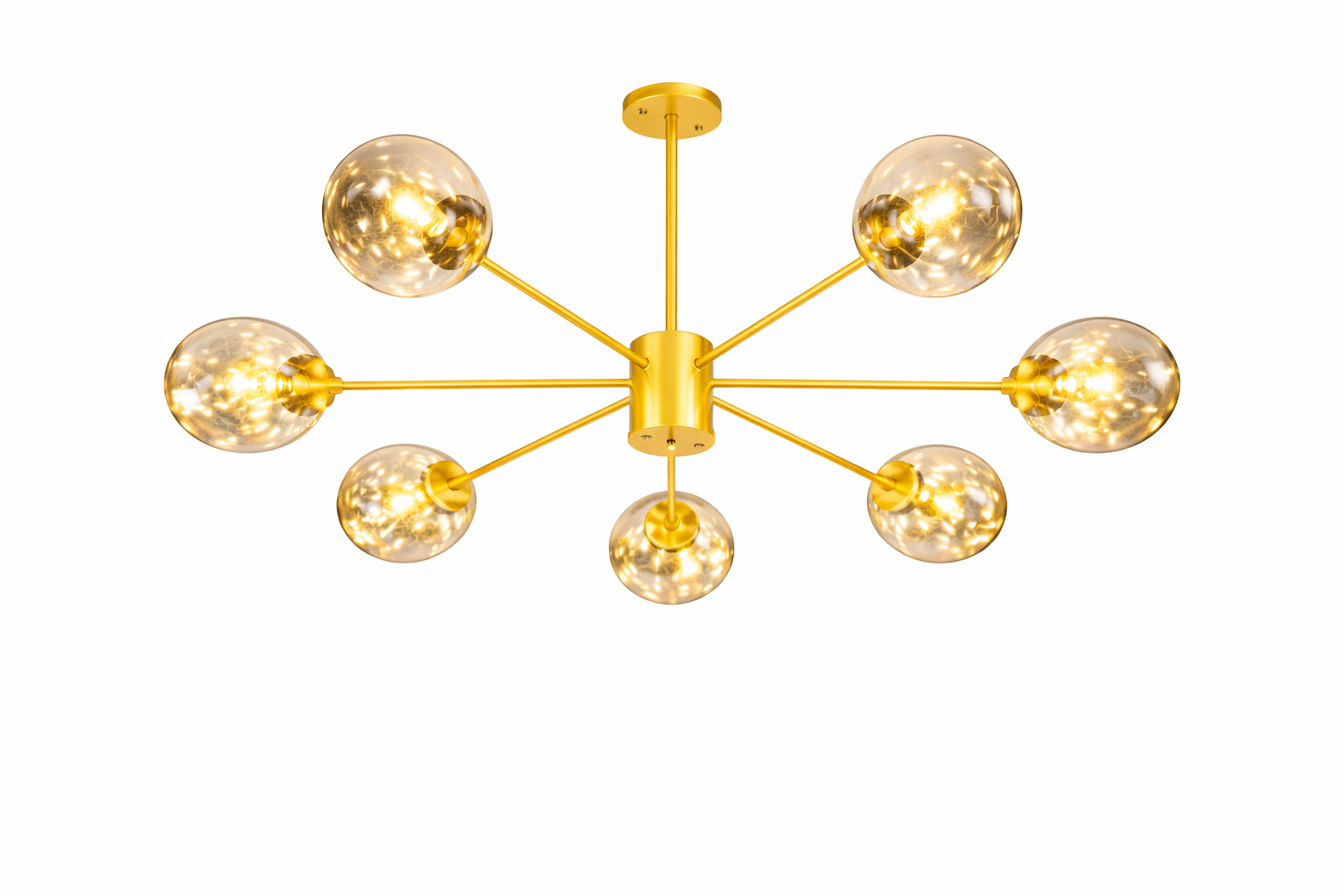 Lustre suspension moderne 10 boules