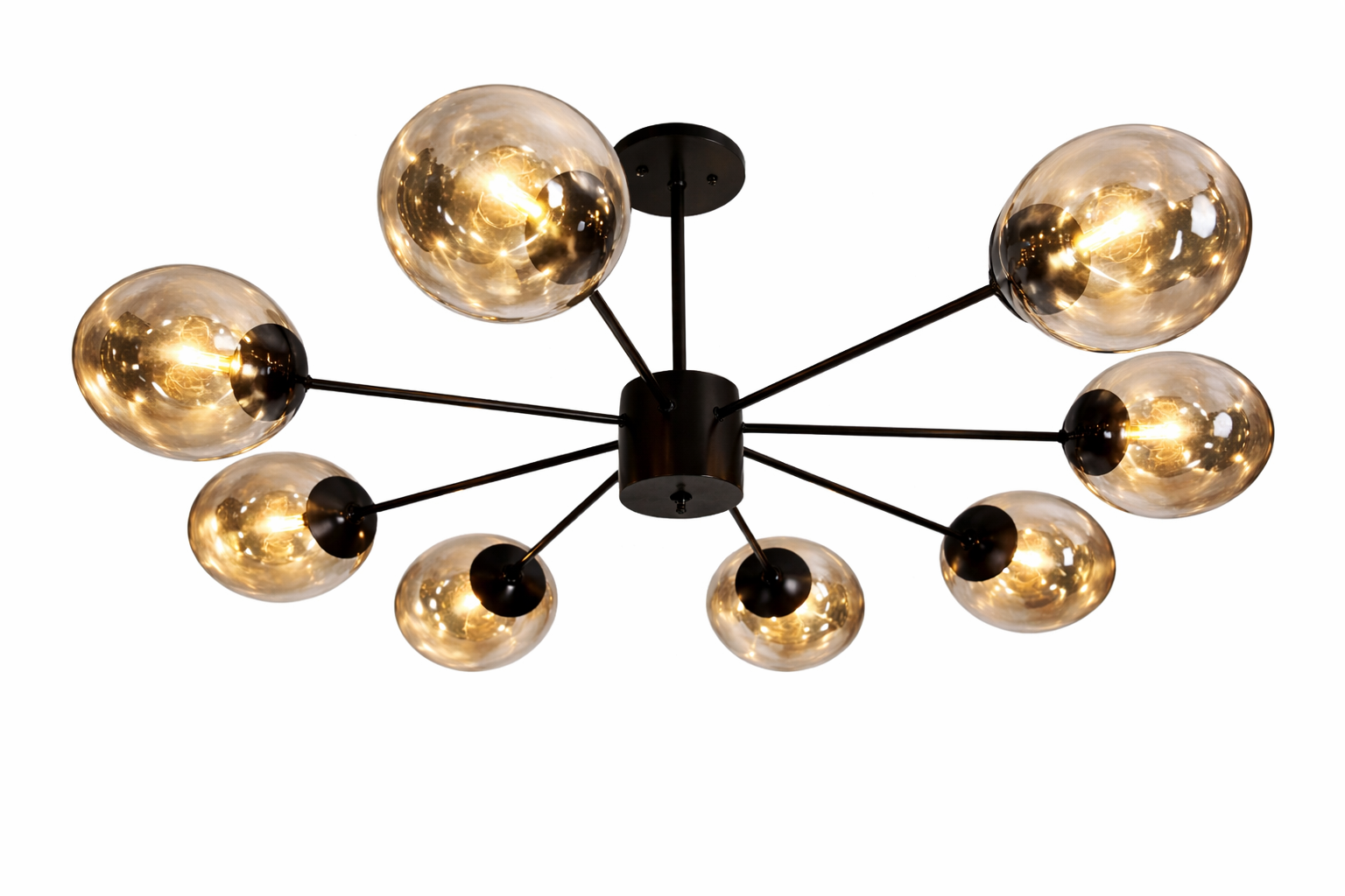 Lustre suspension moderne 10 boules