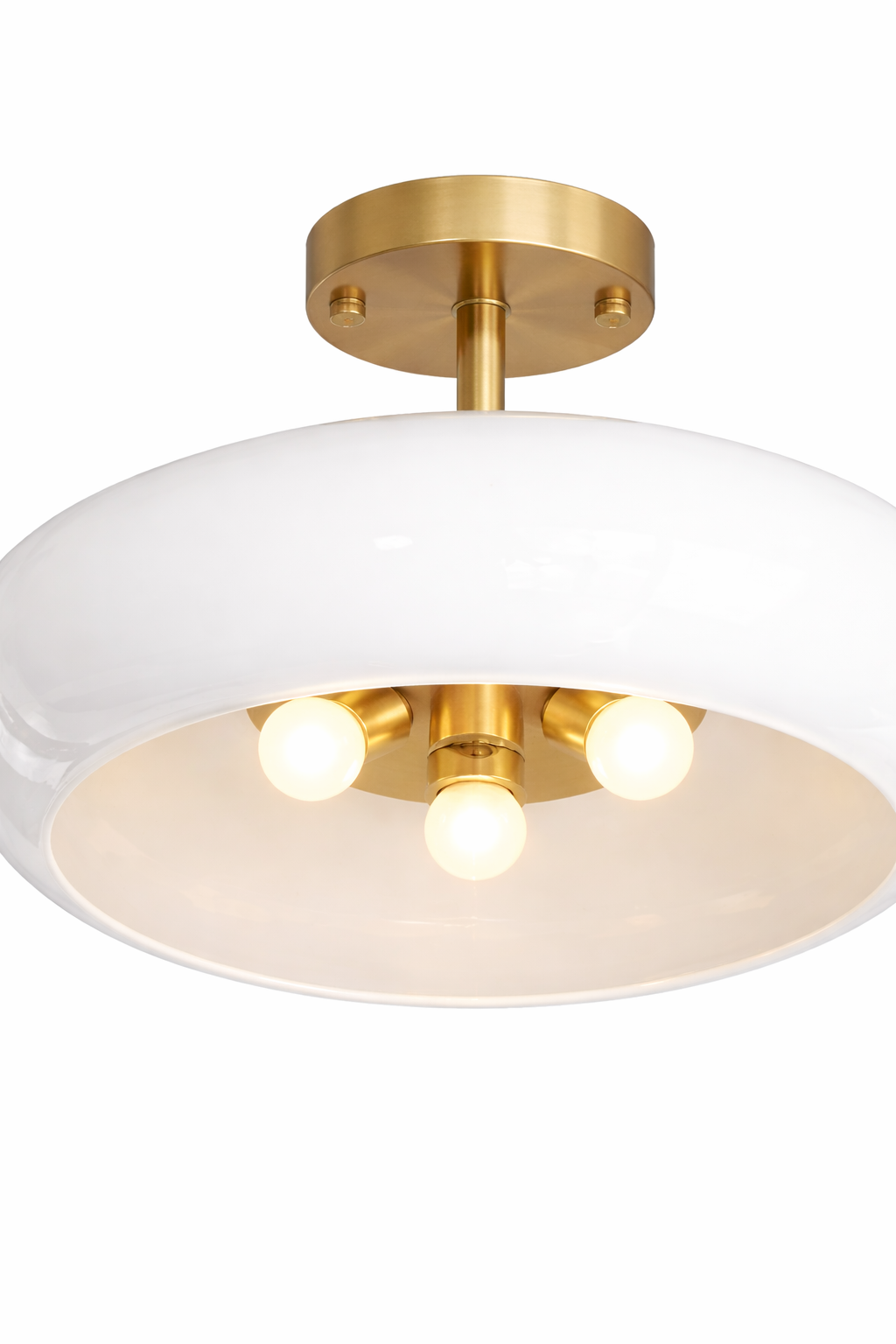 Suspension LED en verre pour intérieur