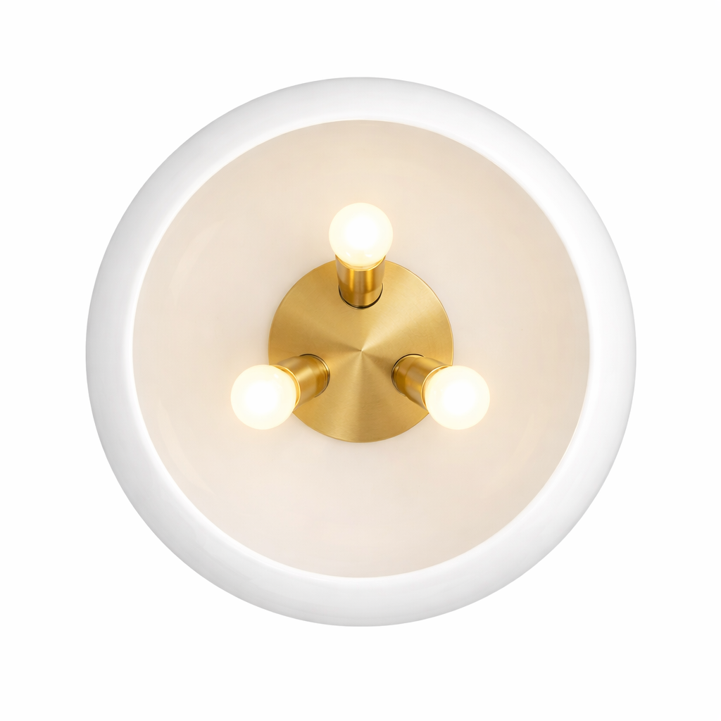 Suspension LED en verre pour intérieur